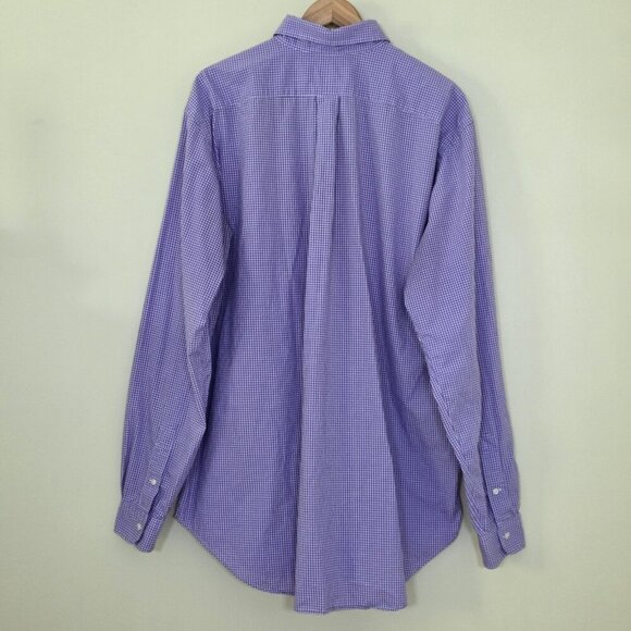 Ralph Lauren Shirt Mens XLT Multicolor Plaid LS Pony Button Down Classic Cotton - Picture 2 of 15